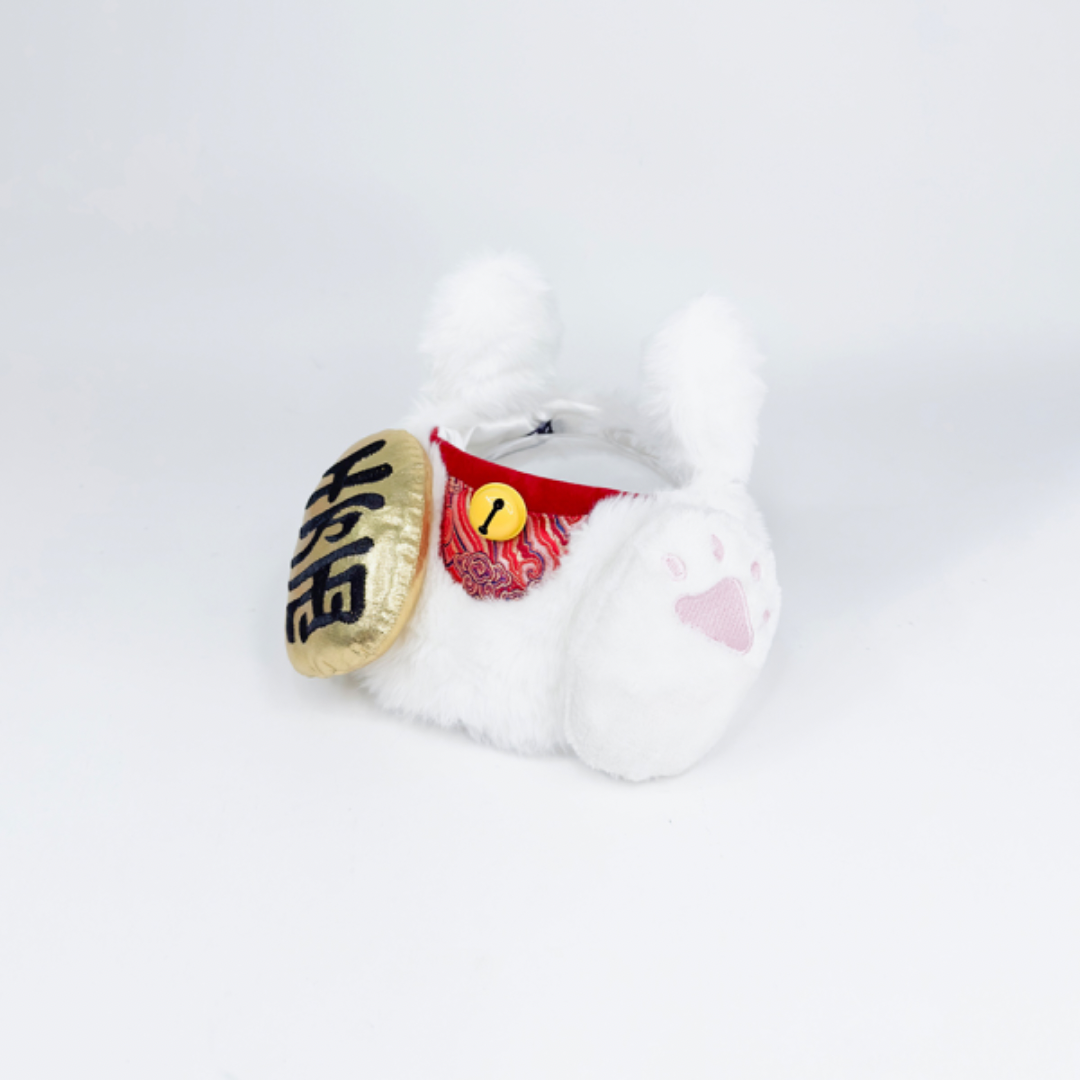 White Fortune Cat 招财进宝